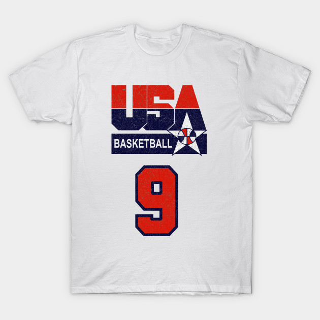 USA DREAM TEAM 92 - FRONT AND BACK PRINT on Ts! Vintage/ Worn Out Look!!! by Buff Geeks Art